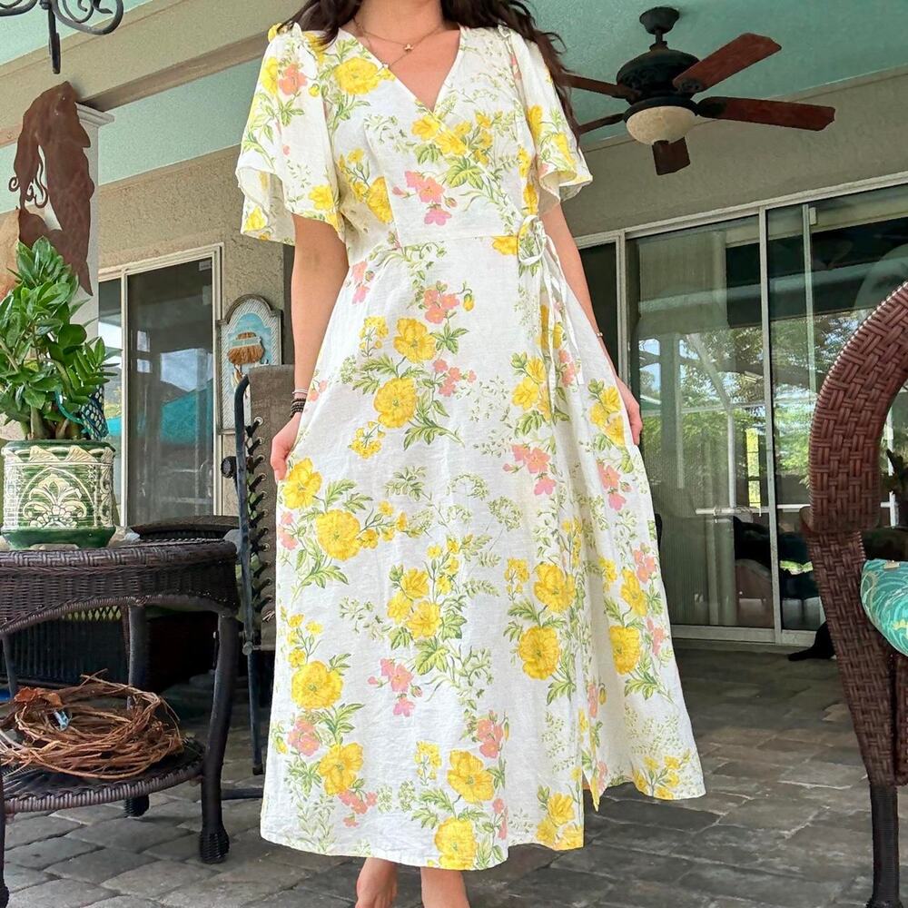 Lipsy London Floral Wrap Dress